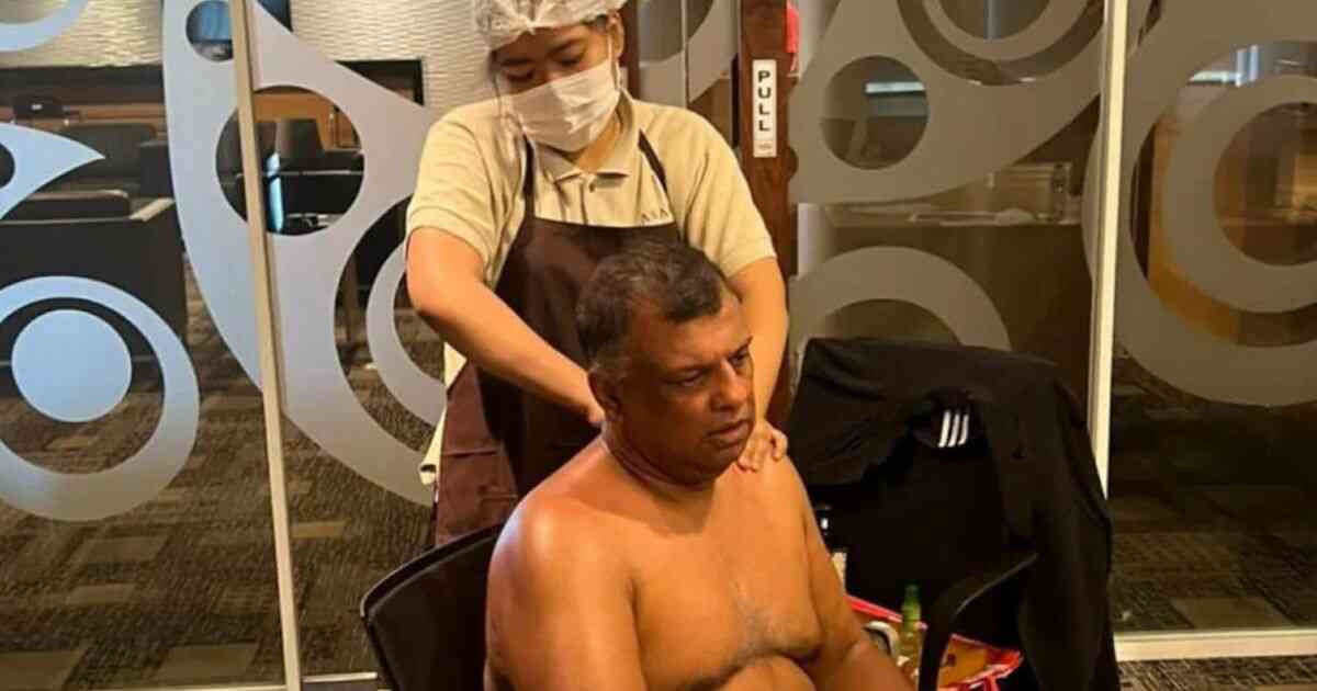 AirAsia CEO Shirtless Meeting