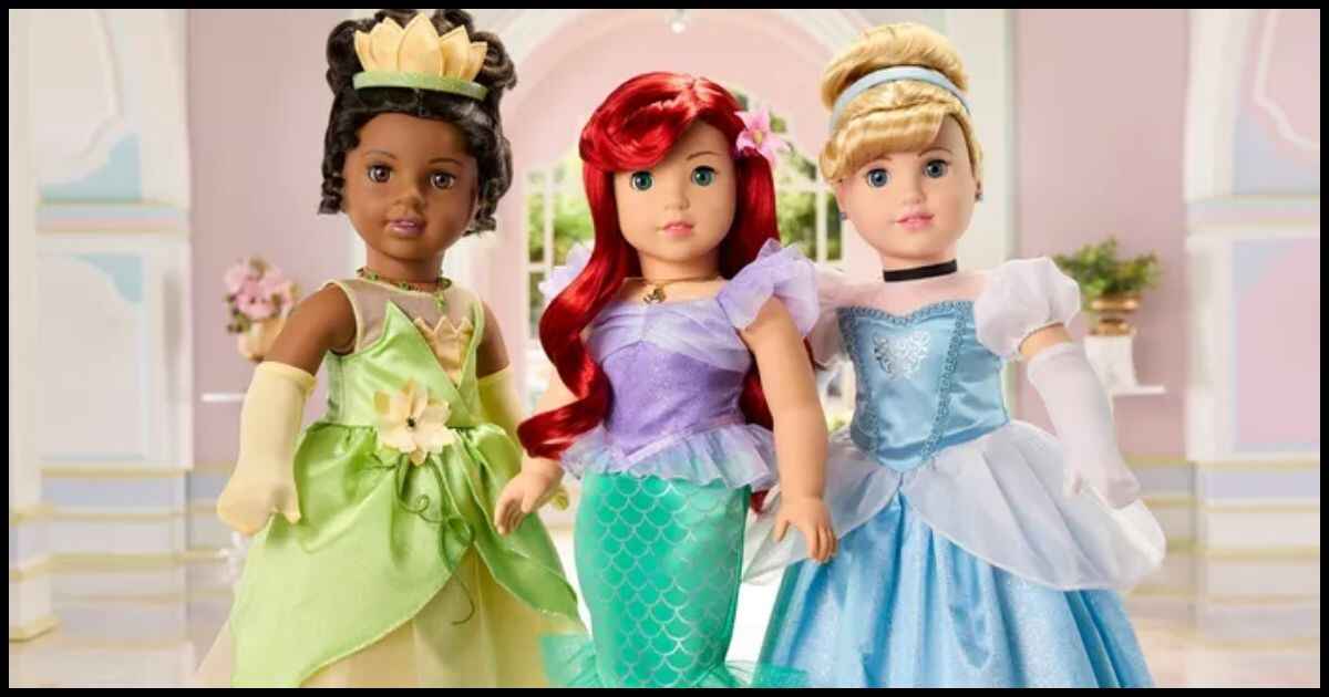 American Girl Disney Princess Dolls: American Girl Releases Cinderella, Tiana & Ariel Dolls!