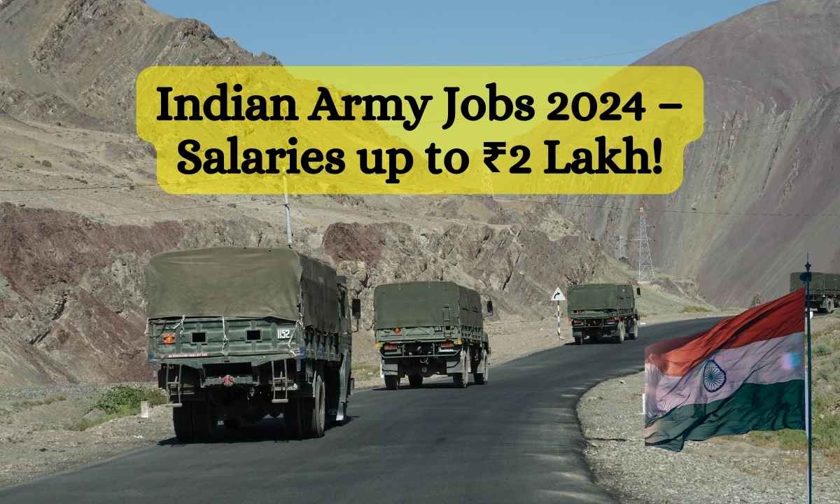 Indian Army Jobs 2024